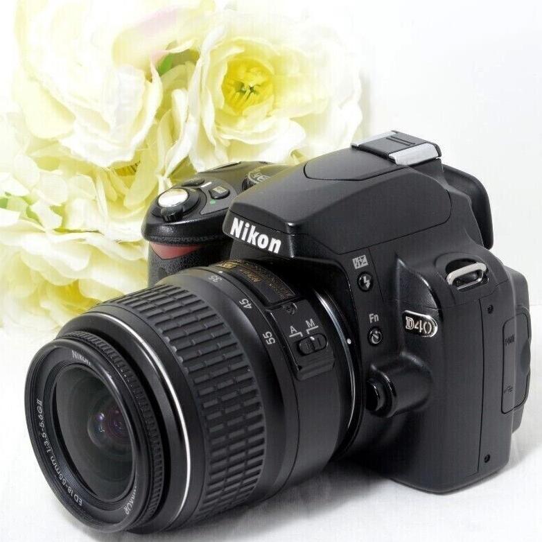 ニコン Nikon D40 AF-S 18-55 レンズキット SDカード付き デジタル一眼