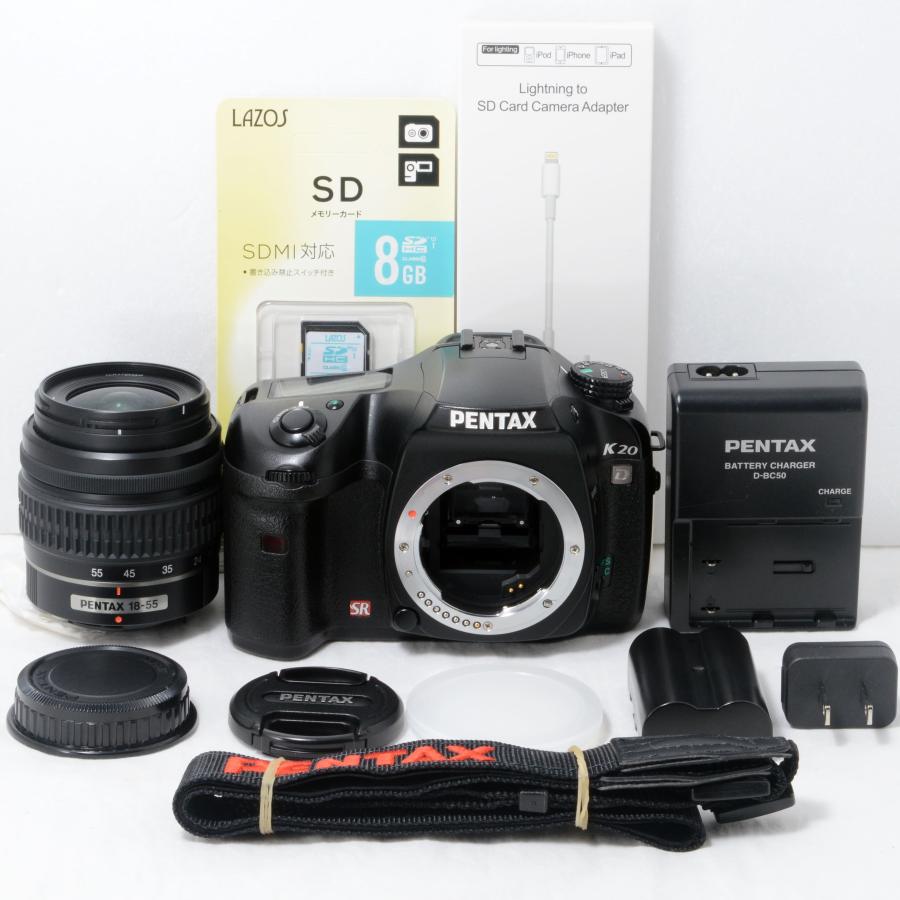 ペンタックス デジタル一眼レフカメラ PENTAX K20D DA L 18-55 AL