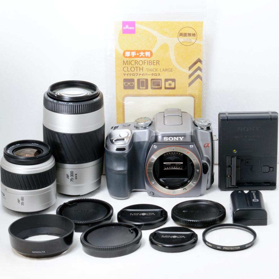 α（ソニー） ソニー デジタル一眼レフカメラ SONY α100 AF 35-80mm 75