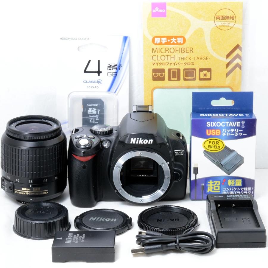 ニコンD ニコン デジタル一眼レフカメラ Nikon D40 AF-S 18-55mm G ED