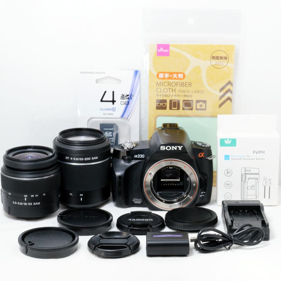α（ソニー） ソニー デジタル一眼レフカメラ SONY α230 DT 18-55mm 55