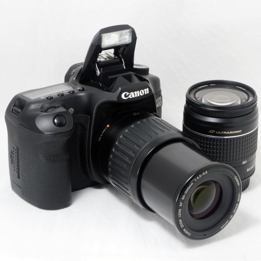 最新な 一眼レフ Canon 40D 28-80mm レンズキット スマホ転送 cm9