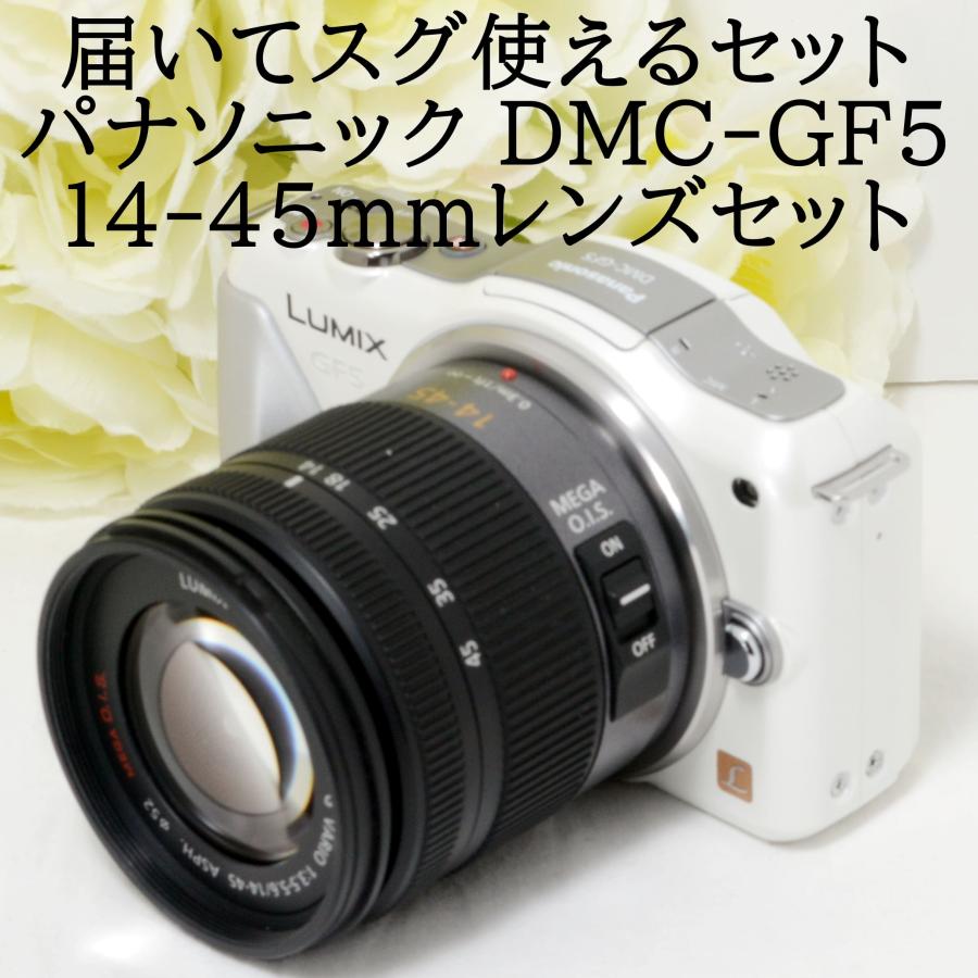 パナソニック ミラーレス一眼カメラ Panasonic LUMIX DMC-GF5 14-45