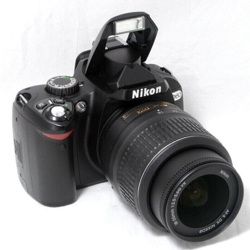 ニコン Nikon D60 AF-S 18-55 VR レンズキット SDカード付き デジタル