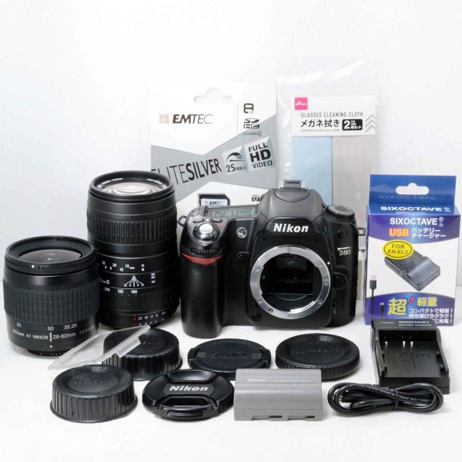 ニコンD ニコン デジタル一眼レフカメラ Nikon D80 AF 28-80mm 100