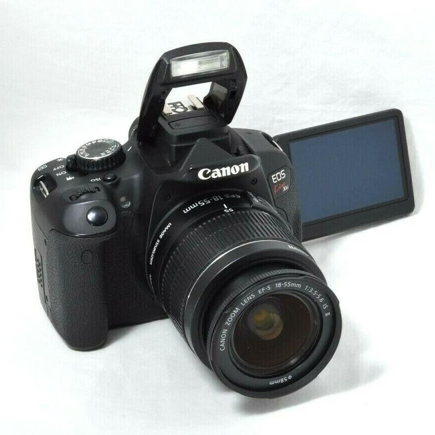 キヤノン Canon EOS Kiss X6i 18-55 ISII レンズキット SDカード付き デジタル一眼レフカメラ 中古