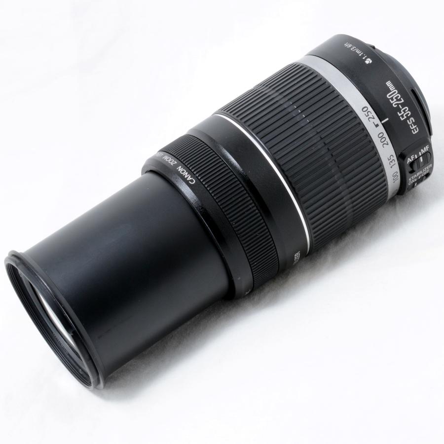EF-S キヤノン 望遠ズームレンズ Canon 55-250mm F4-5.6 IS 手振れ補正