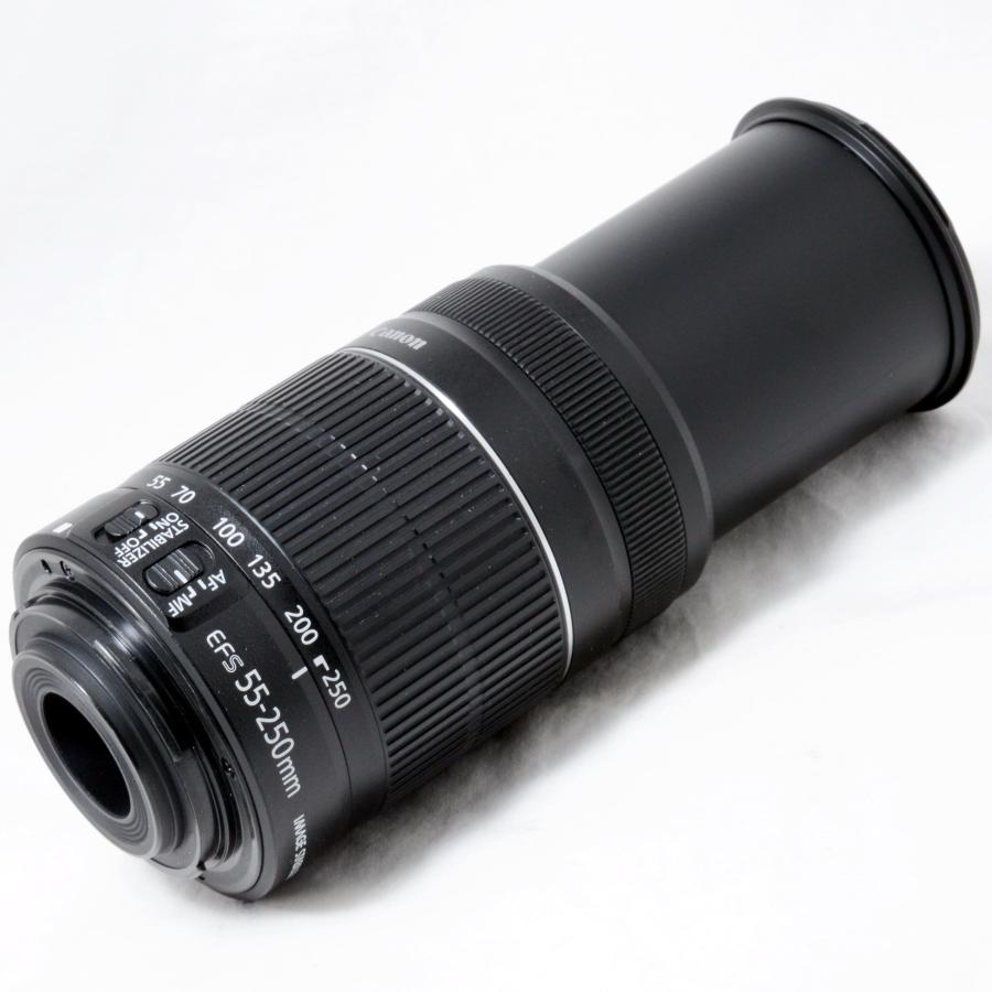 EF-S キヤノン 望遠ズームレンズ Canon 55-250mm F4-5.6 ISII 手振れ