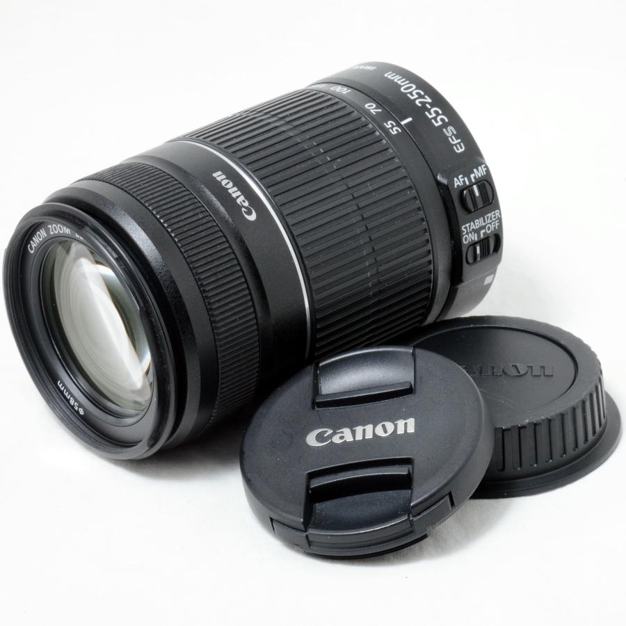 EF-S キヤノン 望遠ズームレンズ Canon 55-250mm F4-5.6 ISII 手振れ