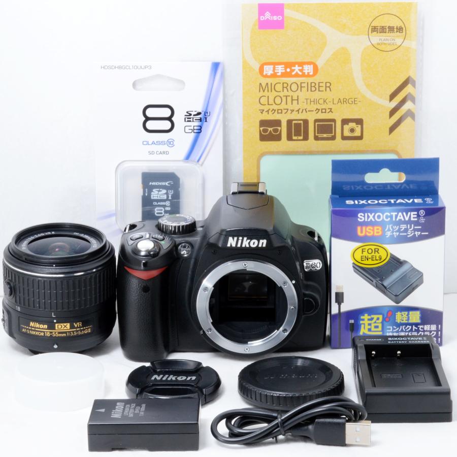 NIKON デジタル一眼レフカメラ D60 18-55 VR kit 【公式通販】