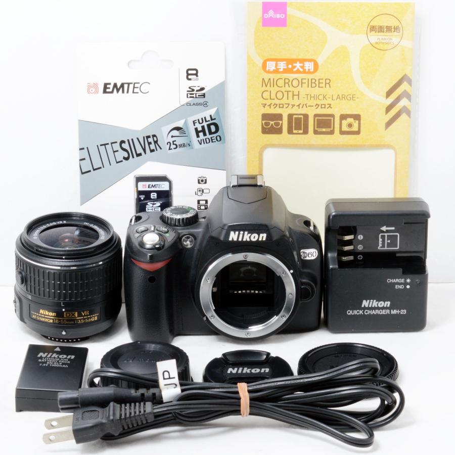 ニコンD ニコン デジタル一眼レフカメラ Nikon D60 AF-S 18-55mm VRII
