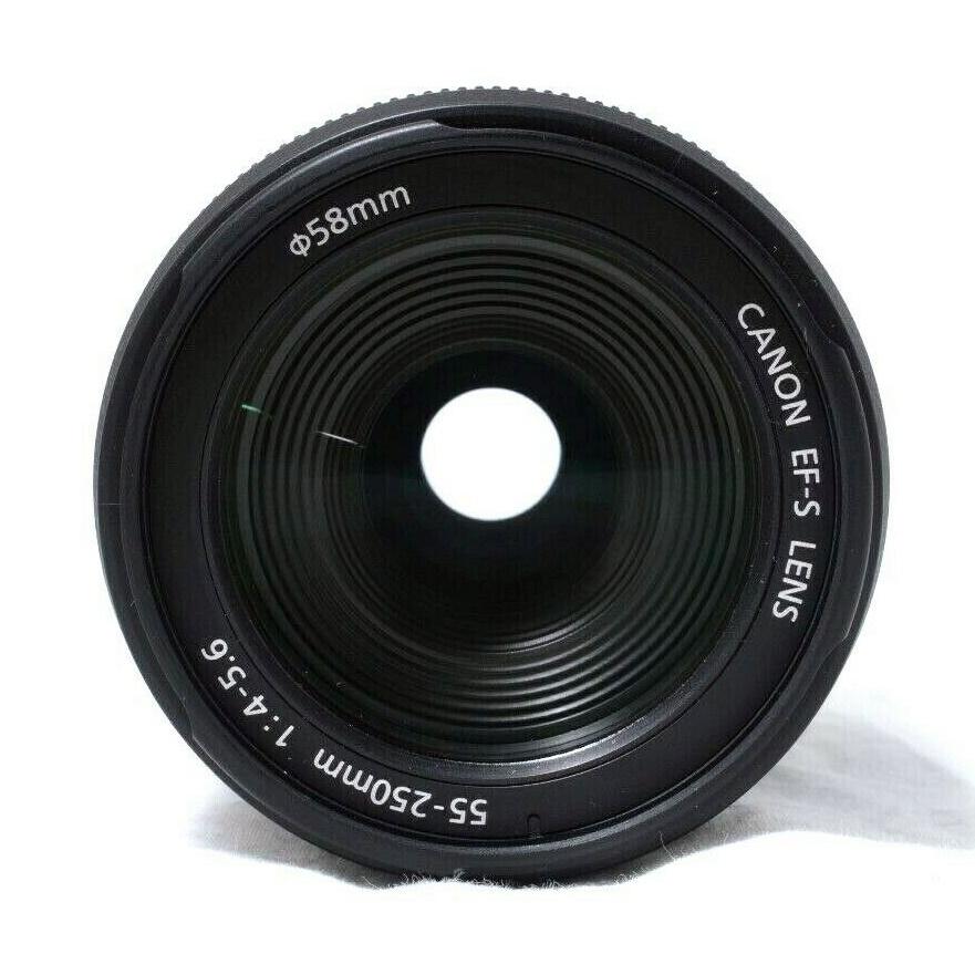 キヤノン 望遠ズームレンズ Canon EF-S 55-250mm F4-5.6 IS APS-C対応 初心者 おすすめ 中古｜thanks-life-store｜02