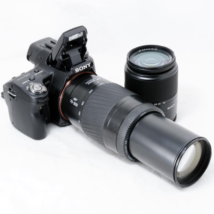 α（ソニー） ソニー デジタル一眼レフカメラ SONY α33 18-70mm 75