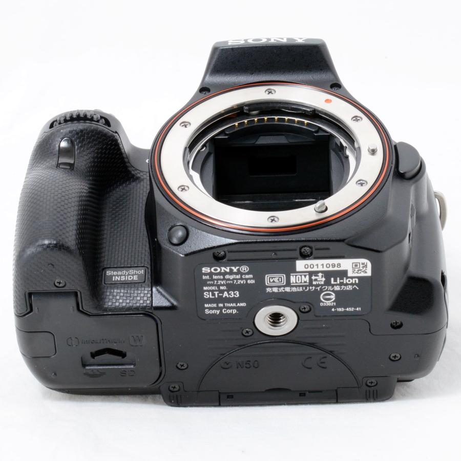 ⭐️実用品⭐️SONY ソニー α33 18-70mm★ショット数5498★ α（ソニー） ソニー デジタル一眼レフカメラ SONY α33 18-70mm 75
