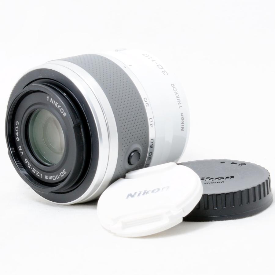 ✨超美品✨手振れ補正付✨1 NIKKOR 30-110mm ホワイト　707-2 1 NIKKOR ニコン 望遠ズームレンズ Nikon 30-110mm F3.8-5.6 VR