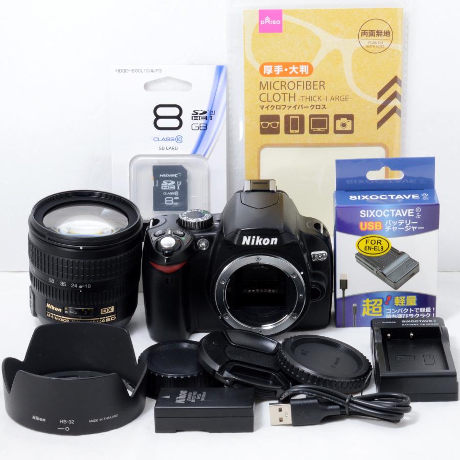 ニコンD ニコン デジタル一眼レフカメラ Nikon D60 AF-S 18-70mm G ED