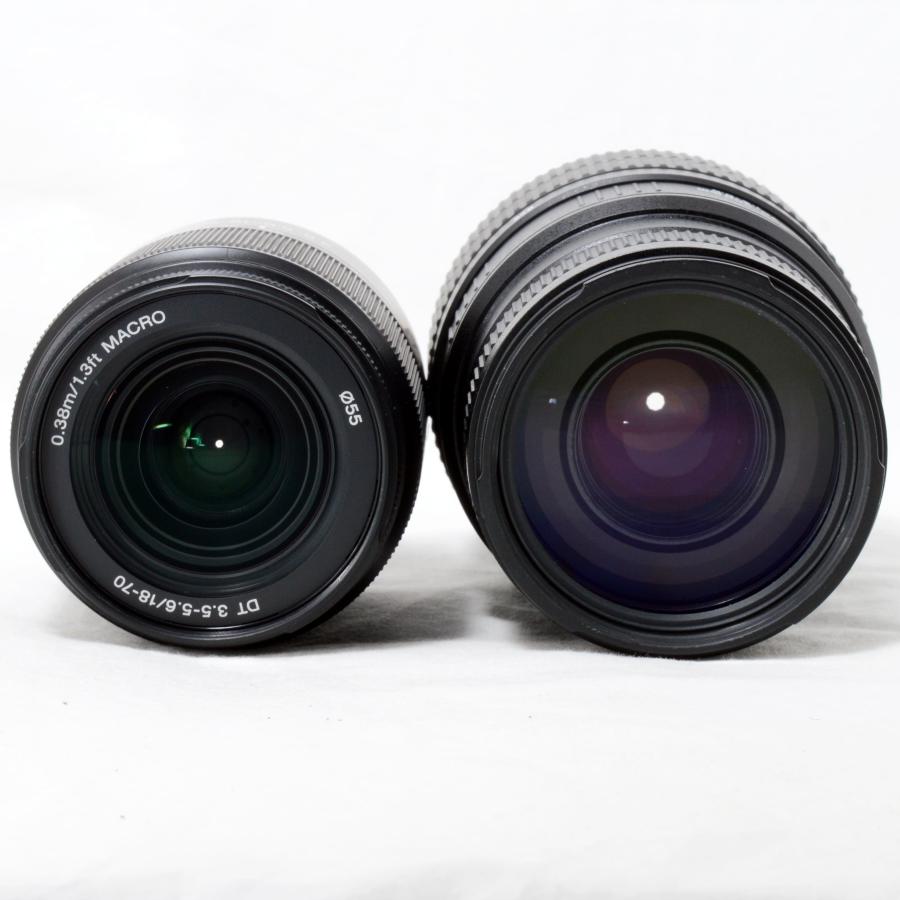 デジタル一眼 SIGMA 18-300mm F3.5-6.3 DC MACRO(CANON) ソニー デジタル一眼レフカメラ SONY α65 18-70mm 70-300mm ダブル