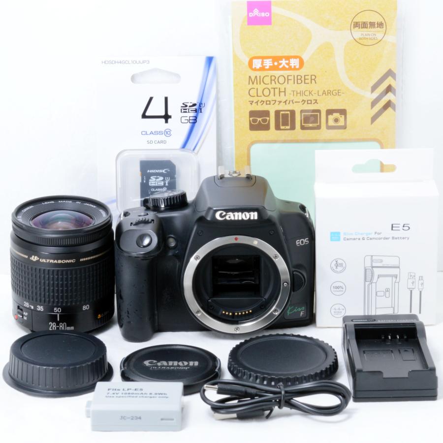 保証付き/canon kiss x10 標準レンズセット/EF28-80mm Canon EOS Kiss X10 digital SLR Camera with Canon EF 28-80mm II