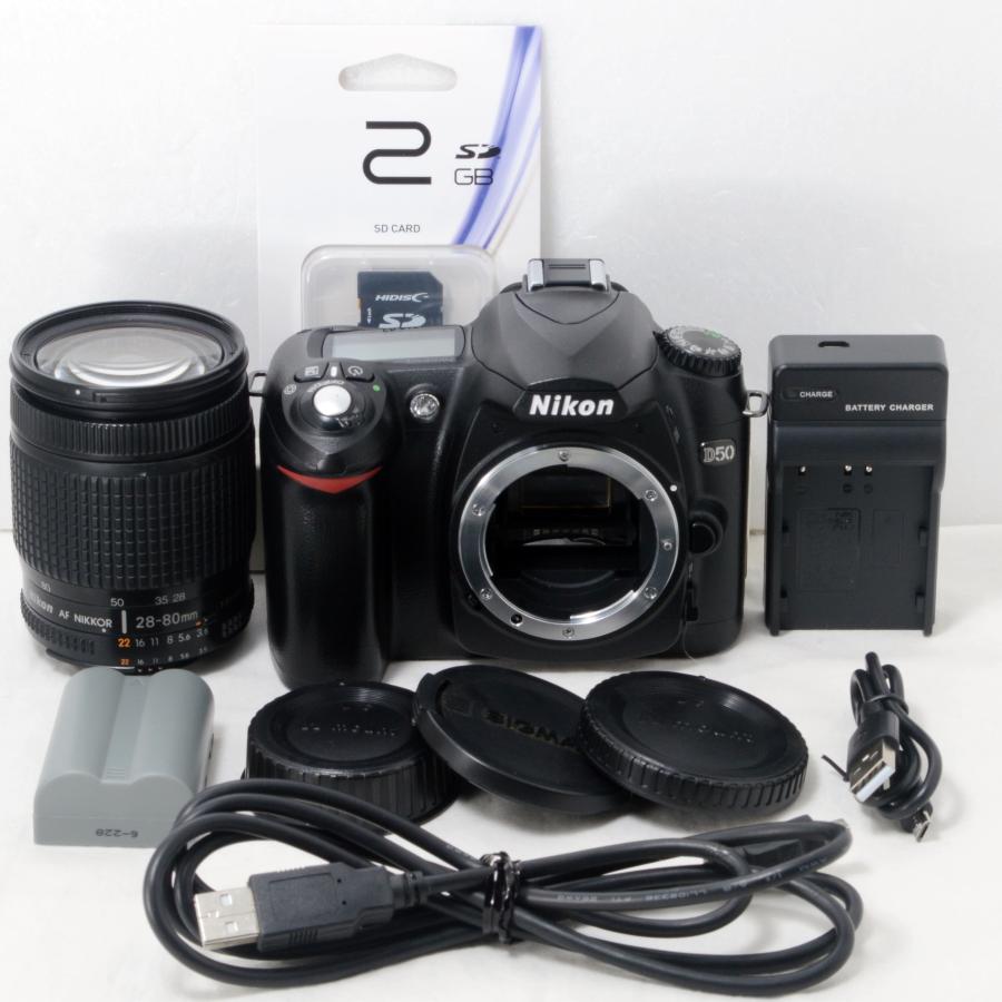 ニコン デジタル一眼レフカメラ Nikon D50 AF 28-80 レンズキット 