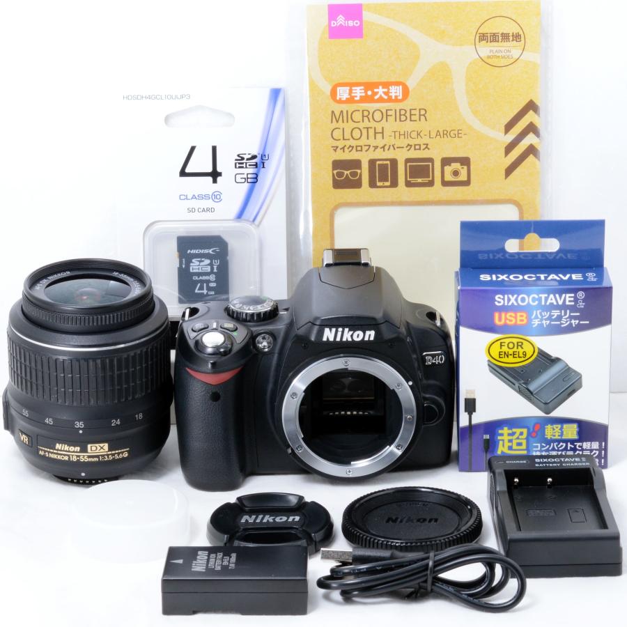 ニコンD ニコン デジタル一眼レフカメラ Nikon D40 AF-S 18-55mm VR