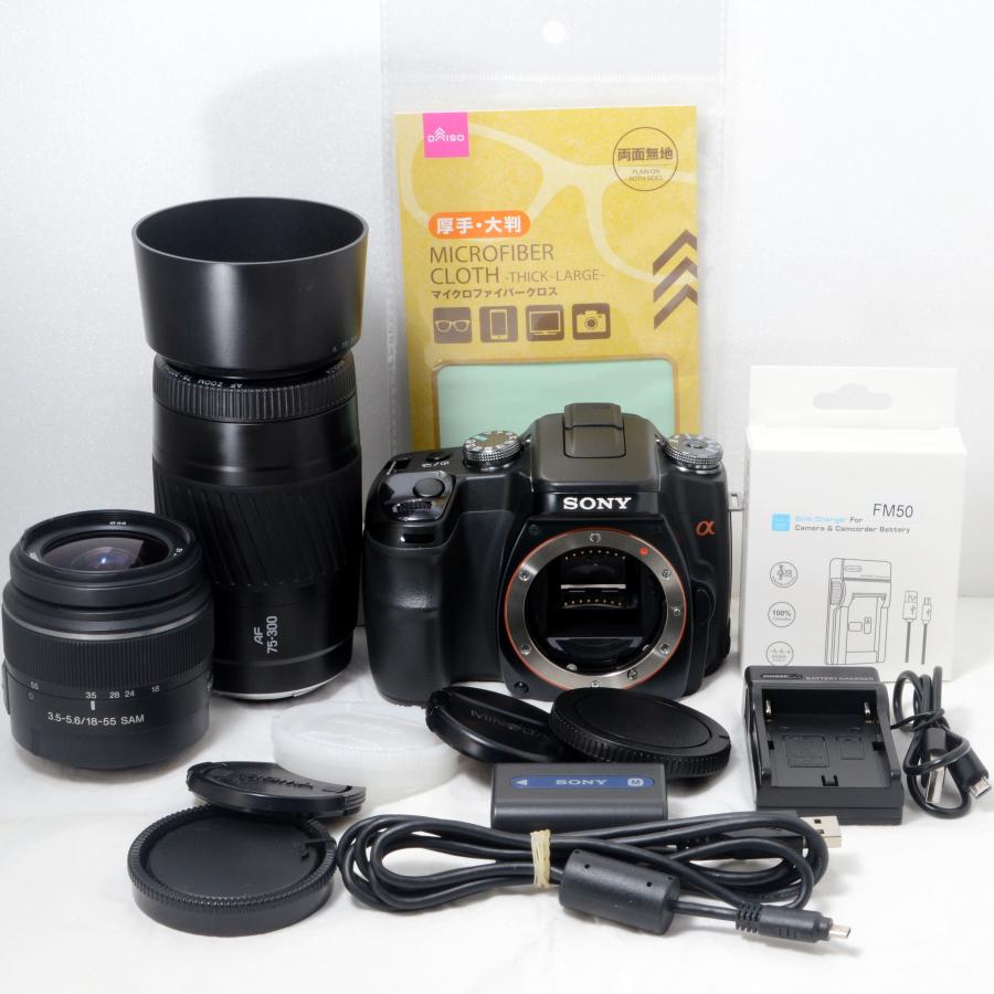 α（ソニー） ソニー デジタル一眼レフカメラ SONY α100 18-55mm 75 