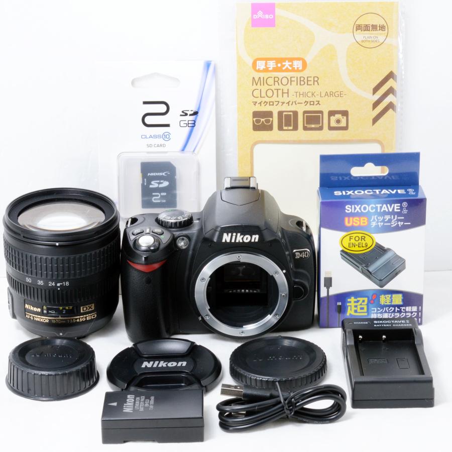 ニコンD ニコン デジタル一眼レフカメラ Nikon D40x AF-S 18-70mm G ED
