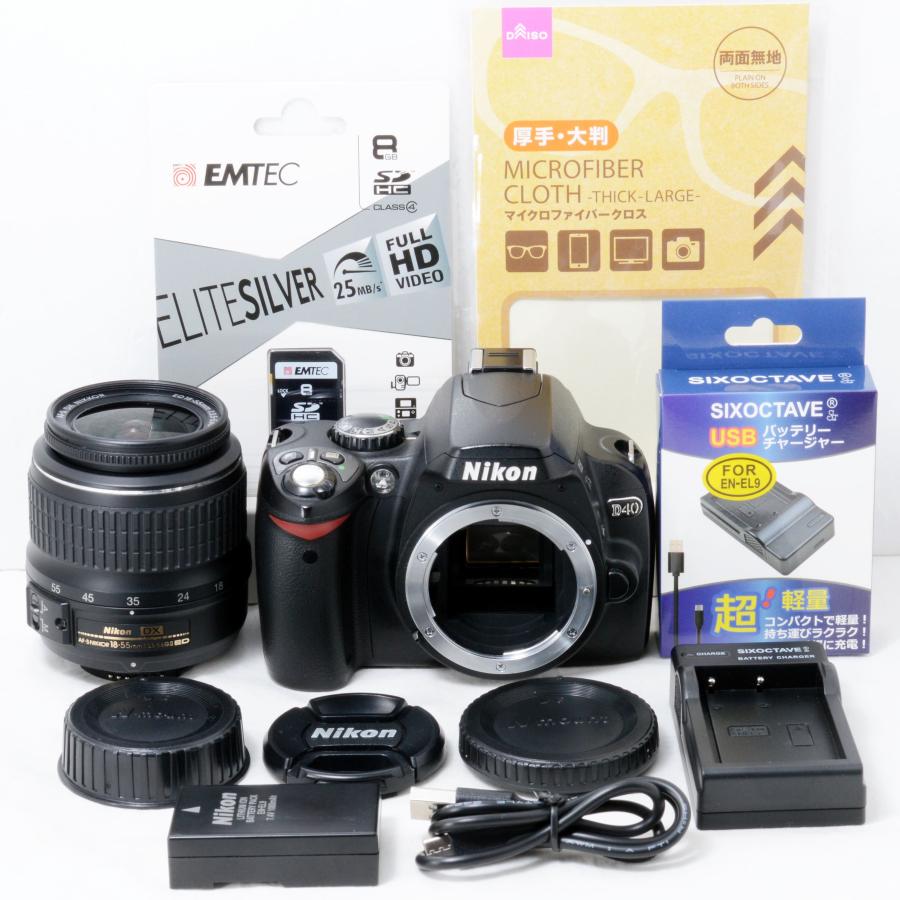 ニコンD ニコン デジタル一眼レフカメラ Nikon D40 AF-S 18-55mm G