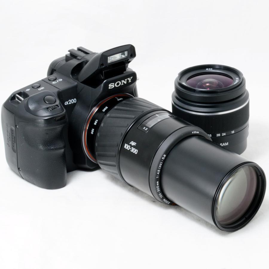 α（ソニー） ソニー デジタル一眼レフカメラ SONY α200 18-55mm 100