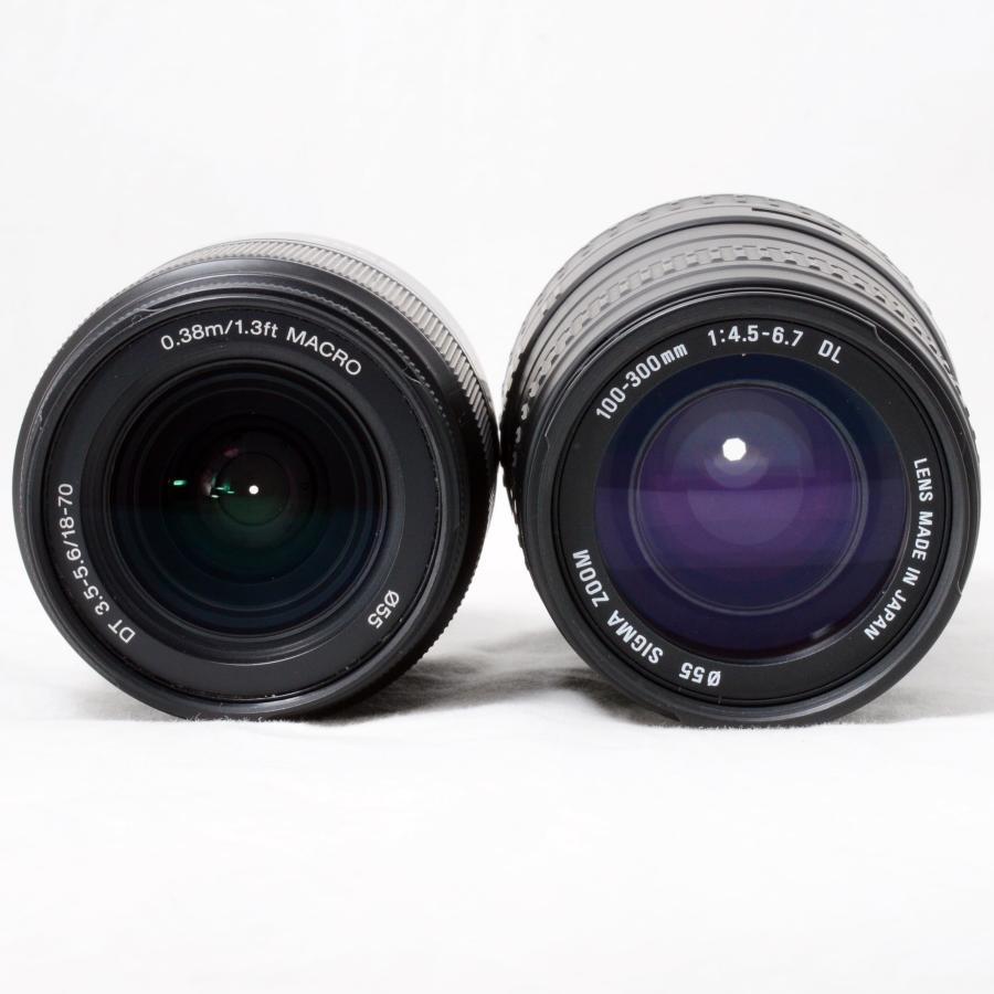 α（ソニー） ソニー デジタル一眼レフカメラ SONY α550 18-70mm 100