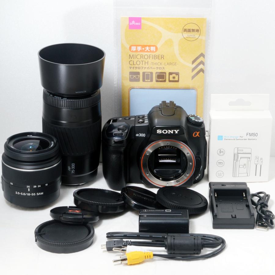 α(ソニー) ソニー デジタル一眼レフカメラ SONY α300 18-55mm α(ソニー) ソニー デジタル一眼レフカメラ SONY α300 18-55mm