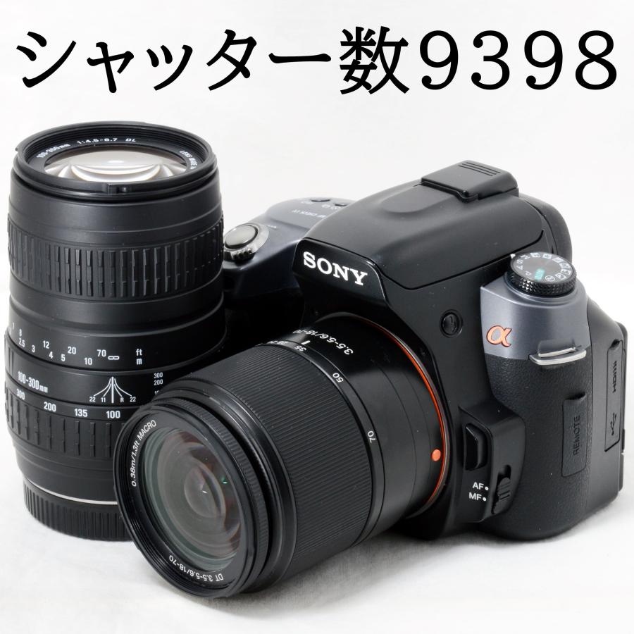 α（ソニー） ソニー デジタル一眼レフカメラ SONY α550 18-70mm 100 