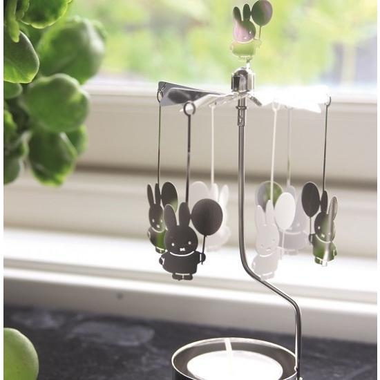 ロータリーキャンドル ミッフィー くるくる回る キャンドルホルダー ミッフィーバルーン かわいい おしゃれ 送料無料 297