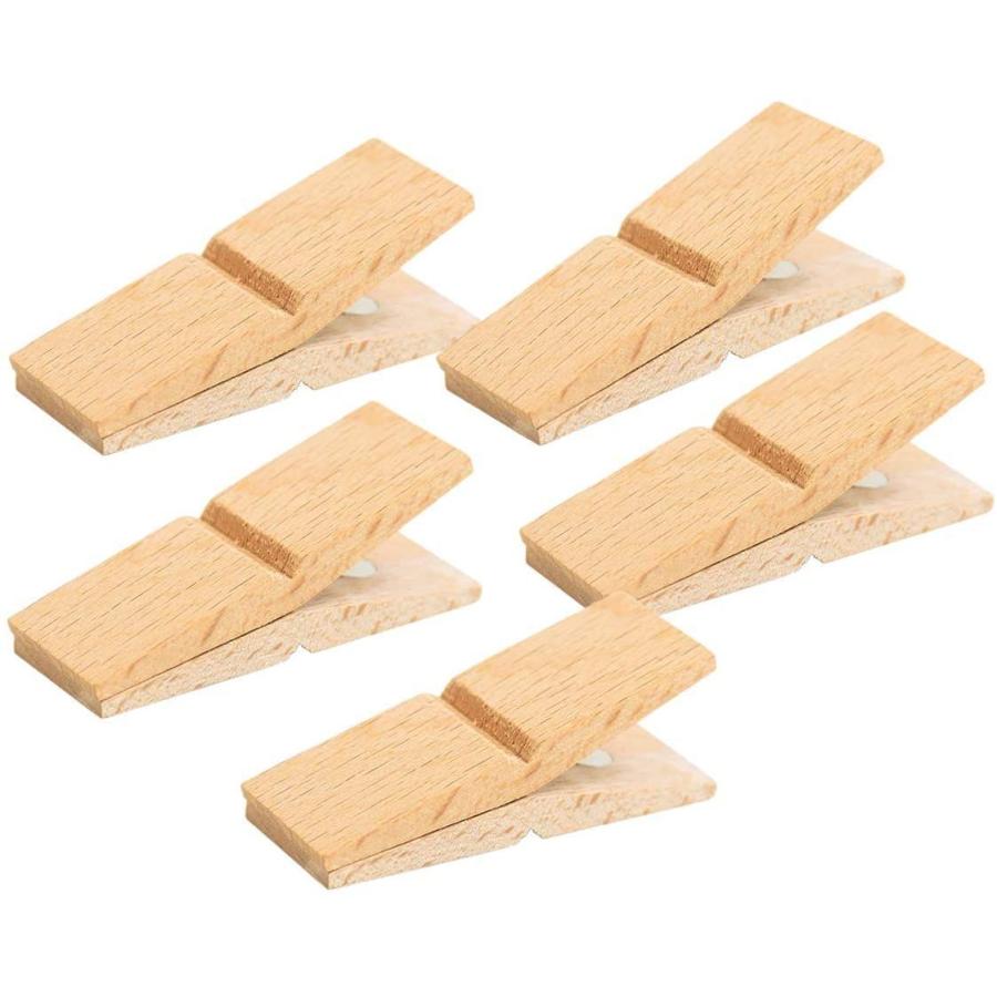 Clip Clap クリップ 木製 ホルダー マグネット 大 ウッドクリップ メモスタンド ピンチ Beech Wood 5p 通販thanks 通販 Yahoo ショッピング