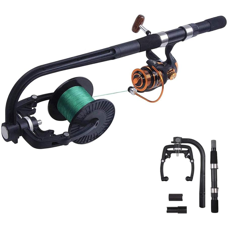 Shaddock 釣りライン巻 糸巻き機 釣りリールライン巻き取り機 一人で楽々 ライン巻き 超軽量 1秒取付け完成 通販thanks 通販 Yahoo ショッピング