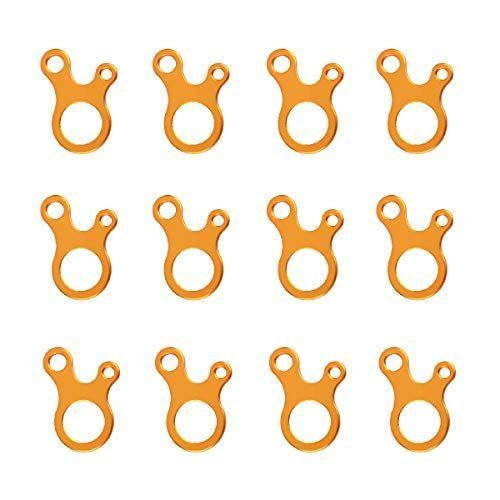 Triwonder アルミ 自在金具 ロープストッパー ガイラインライナー ロープテンショナー ロープ長さ調整 キャンプ用品 7種類自在金具 本物