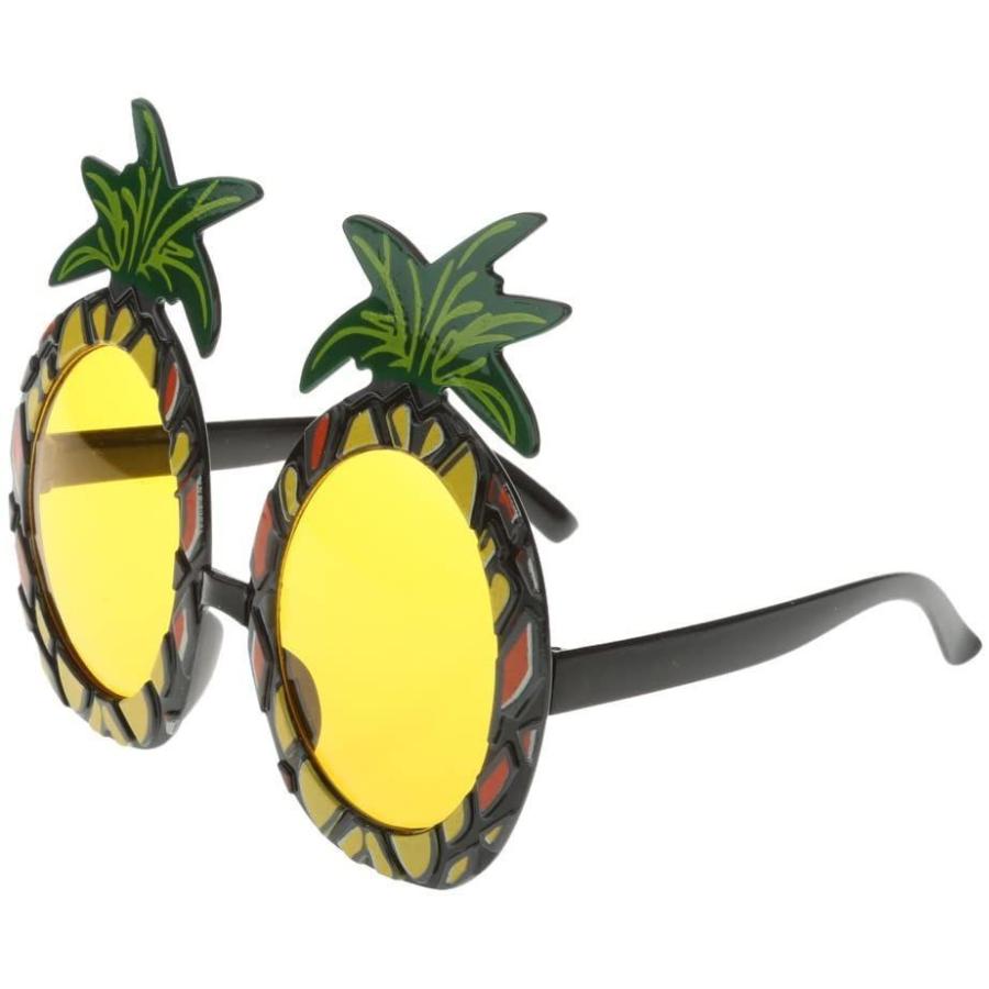 Kingsie ハワイ レイ 5点セット パイナップル柄 サングラス ハワイアン 夏 トロピカル カラフル ガーランド 造花 花輪 写真撮影 通販thanks 通販 Yahoo ショッピング