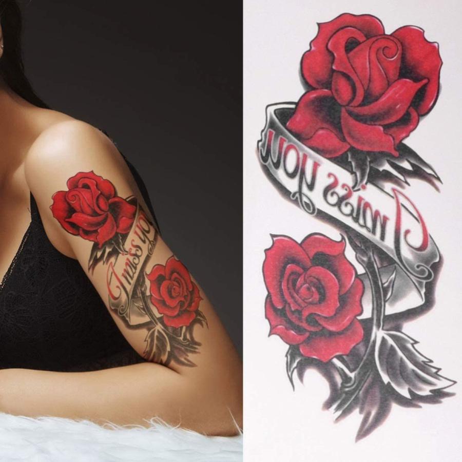 Frcolor タトゥーステッカー 花柄 タトゥーシール 3d 防水 刺青シール おしゃれ 入れ墨シール 腕 足肩 背中 装飾用ステッカー 通販thanks 通販 Yahoo ショッピング