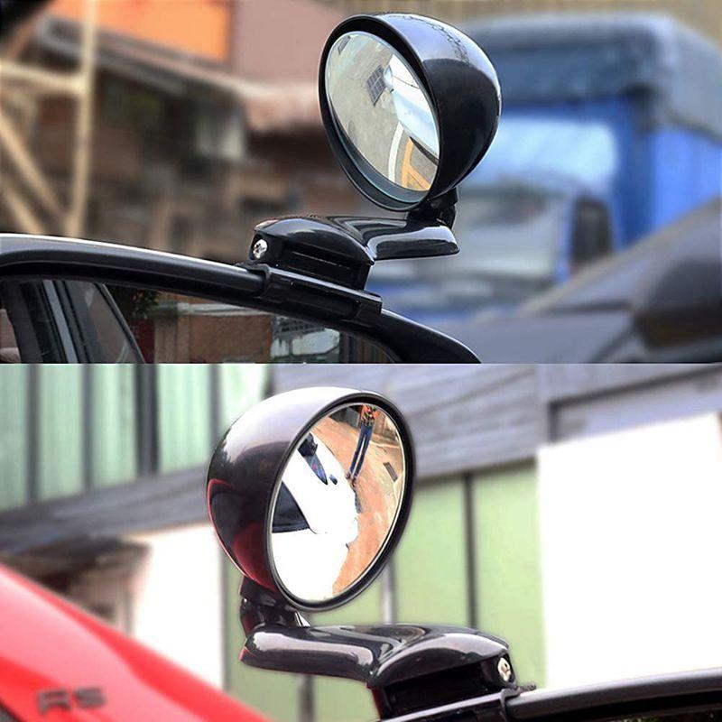 X Style 車用補助ミラー バックミラー サイドミラー サポートミラー 広視野 360度角度調整可能 死角解消 事故防止 前後方確認 曲 018 通販thanks 通販 Yahoo ショッピング