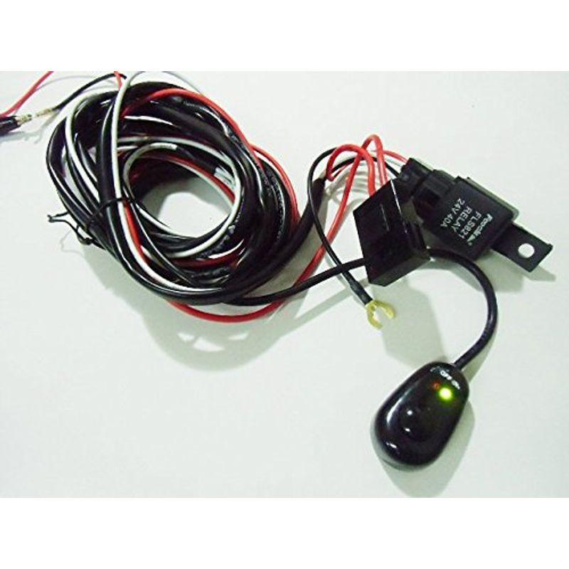 24v トラック バス用 フォグランプ 作業灯用 リレー ハーネス スイッチ付配線 ケーブル Led部品 ドレスアップ ワークライト等 通販thanks 通販 Yahoo ショッピング