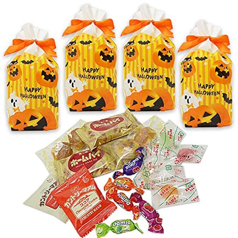 ハロウィン お菓子 詰め合わせ 個包装 プチギフト 4袋セット 子供が喜ぶ鉄板味 ギフト包装済み 通販thanks 通販 Yahoo ショッピング