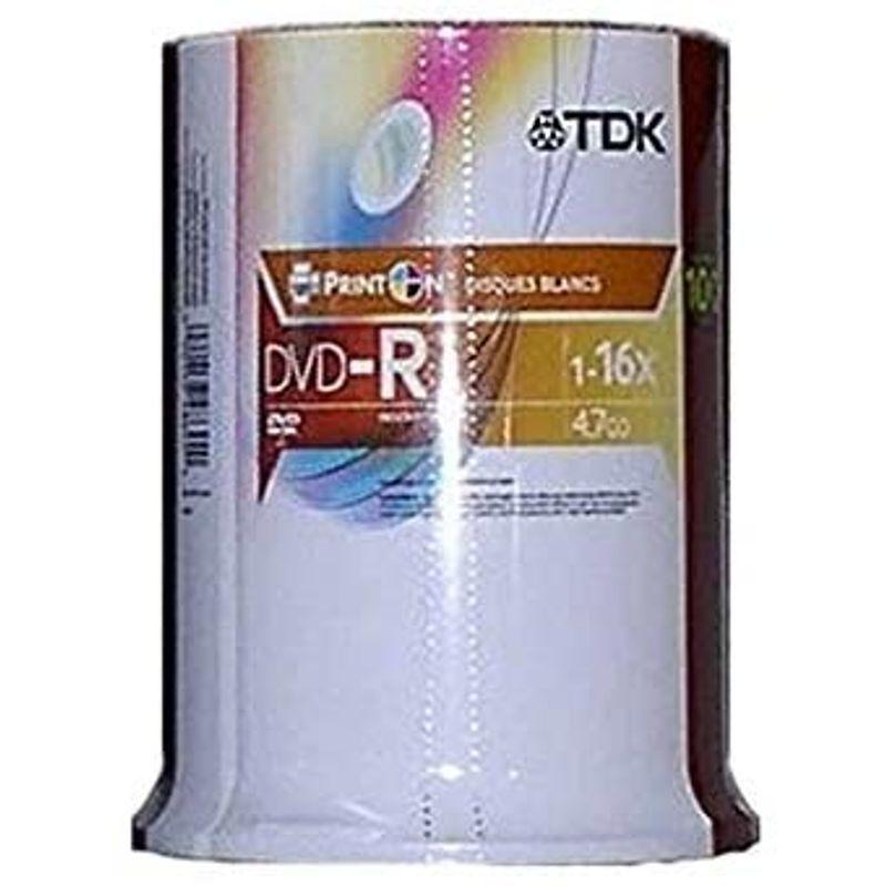 TDK Single Sided 16X DVD-R Printable Discs (100 Disc Spindle) 並行輸入品｜thanks-tuhan｜02