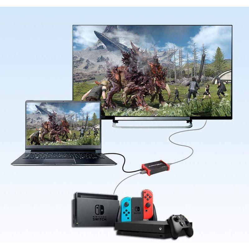 Malanzs HDMIゲームキャプチャー 最新バージョン USB3.0 HD1080p Switch PS4 Xbox Wii U、PS3｜thanks-tuhan｜03