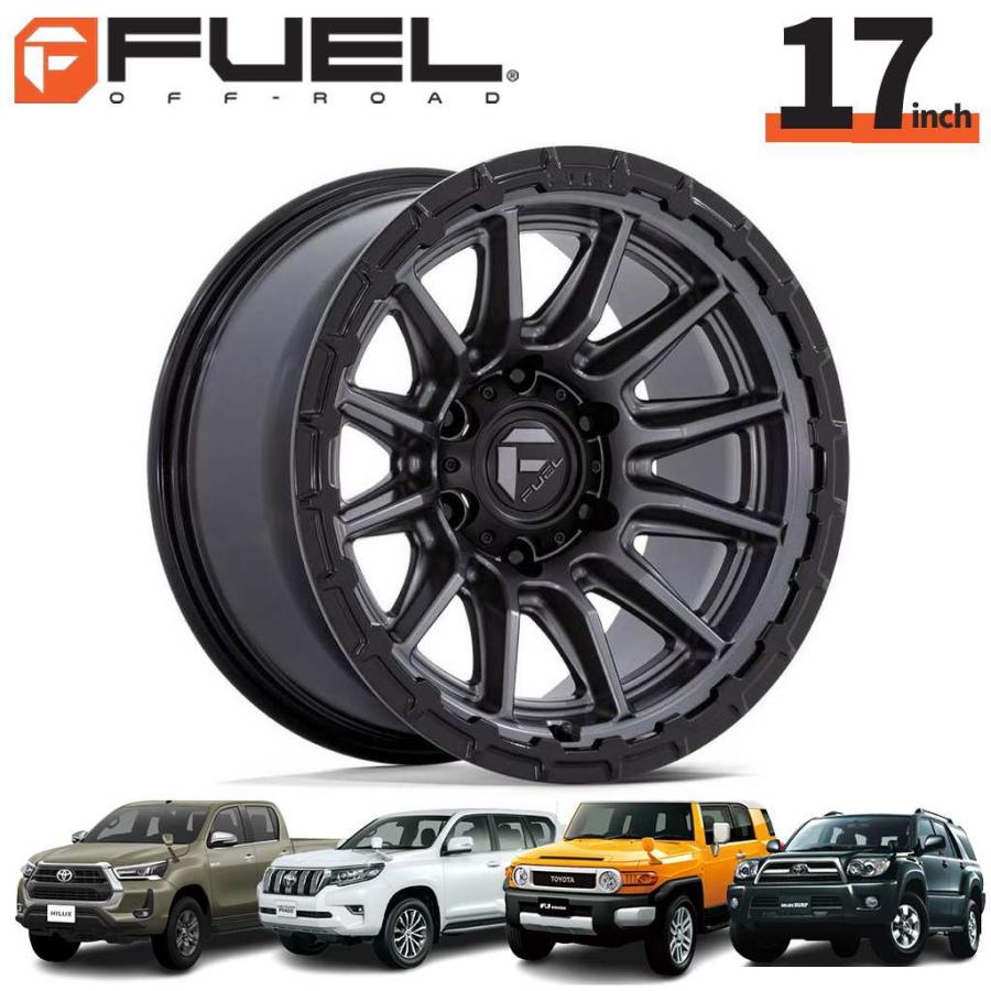 FUEL OFF-ROAD [FUEL OFFROAD] 17インチアルミホイール 1本 FC866 PISTON 17×9J -12 ...