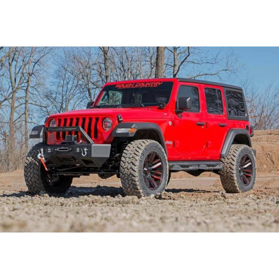 [ROUGH COUNTRY] 3.5インチリフトアップキット 左ハンドル用 ロワーコントロールアーム付  JEEP JLラングラー 4ドア/65531の画像