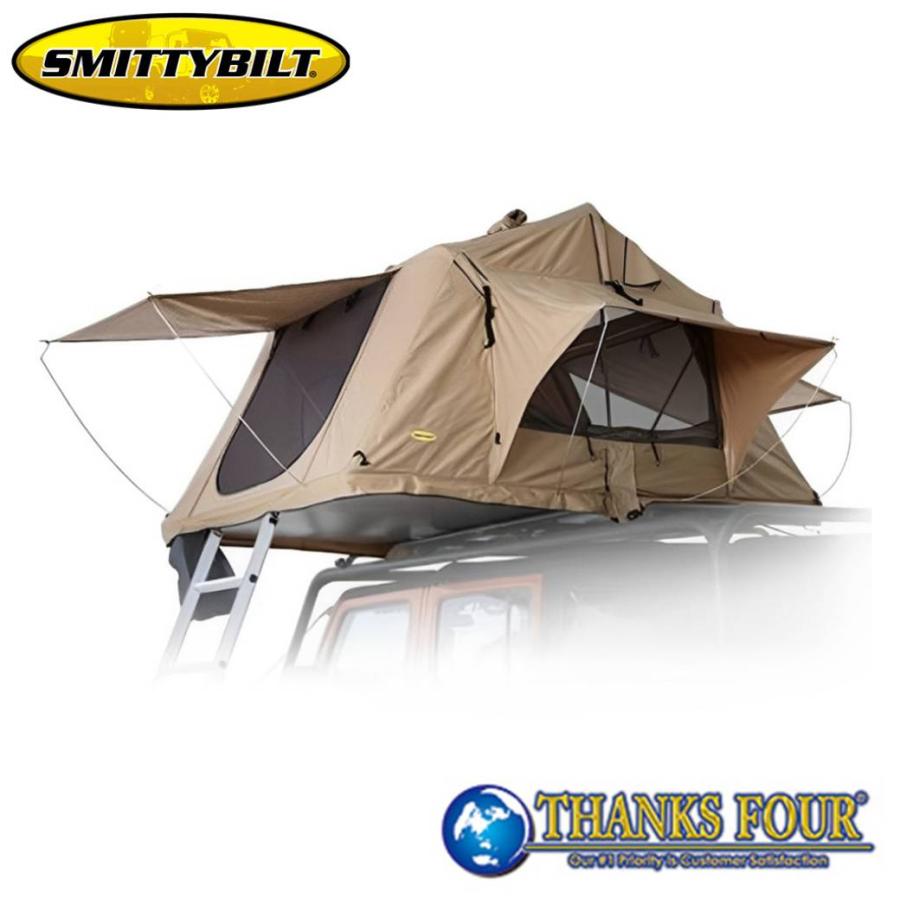 SmittyBilt] Folded ルーフテント / ルーフトップテント 耐荷重:約 