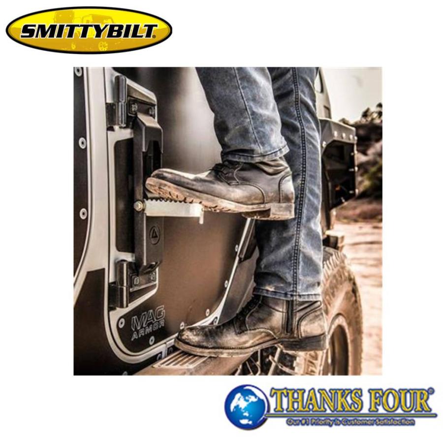 SmittyBilt] Atlas ドアステップ 2個セット JEEP ラングラー JK/JL