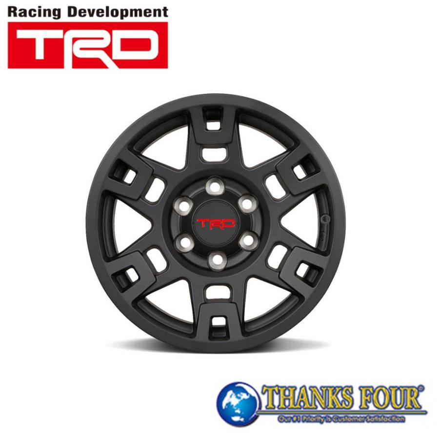 TRD ティーアールディー] 17インチアルミホイール 4本 17×7J 6H 139.7