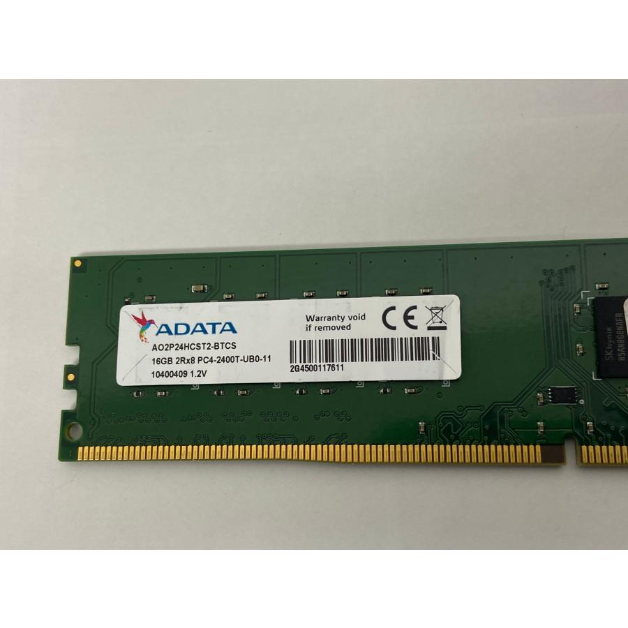 A-DATA ADATA PC4-2400T-UB0-11 16GB DDR 4デスクトップ用メモリ 288