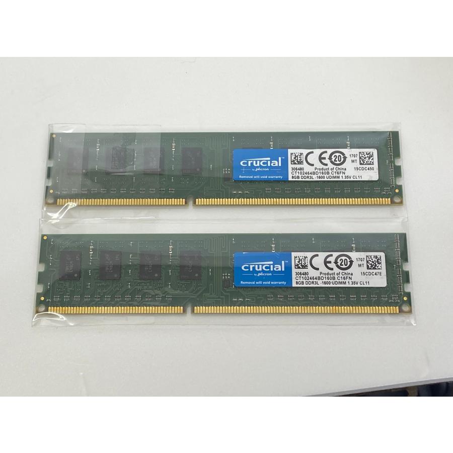 crucial（クルーシャル） CRUCILA PC3L-12800U 8GB 2枚で 16GB DDR3L
