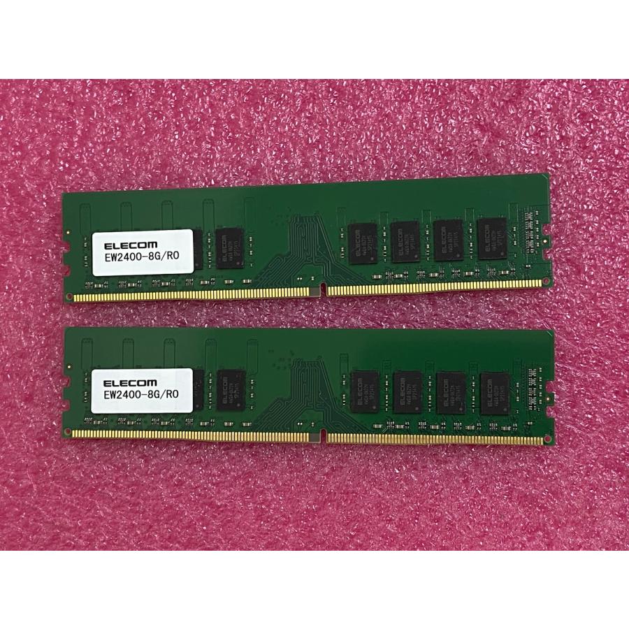 crucial（クルーシャル） ELECOM EW2400-8G/RO 8GB 2枚で 16GB DDR4 